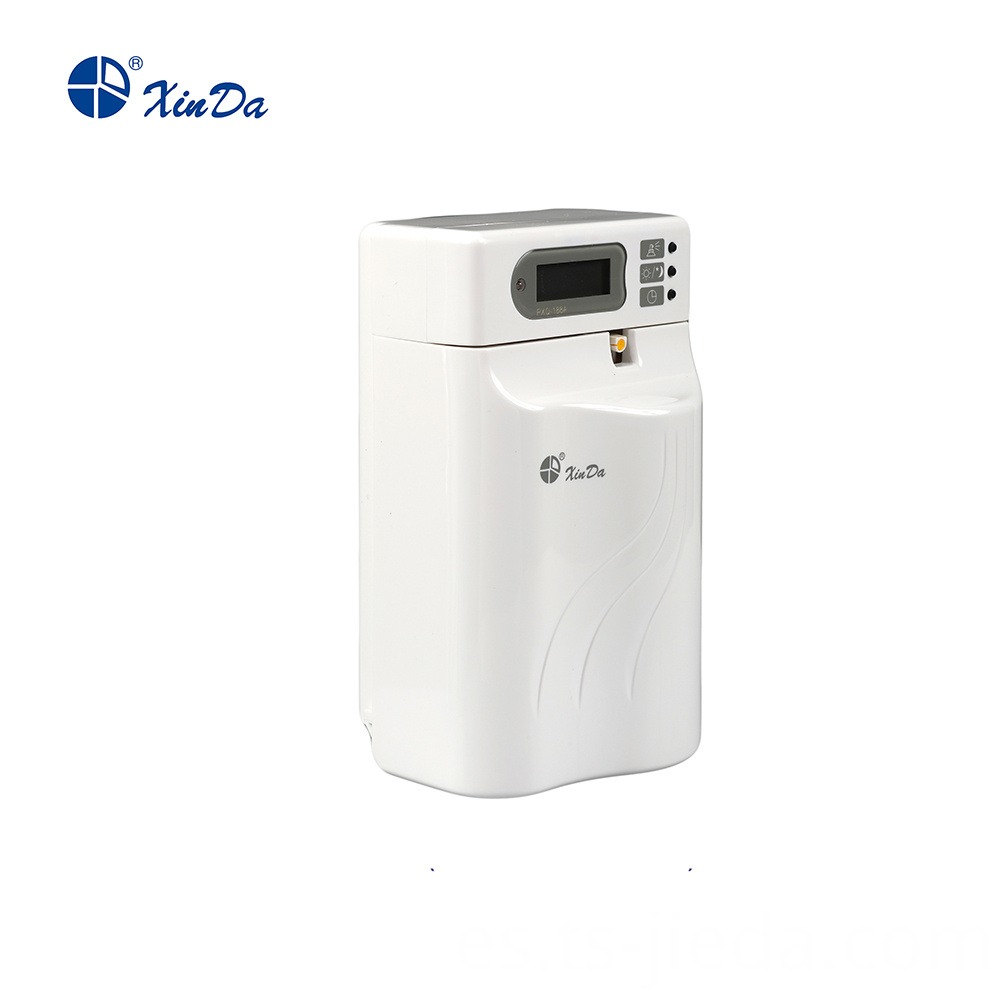 Dispensador de perfume blanco con cerradura para hotel White lockable Perfume Dispenser for hotel